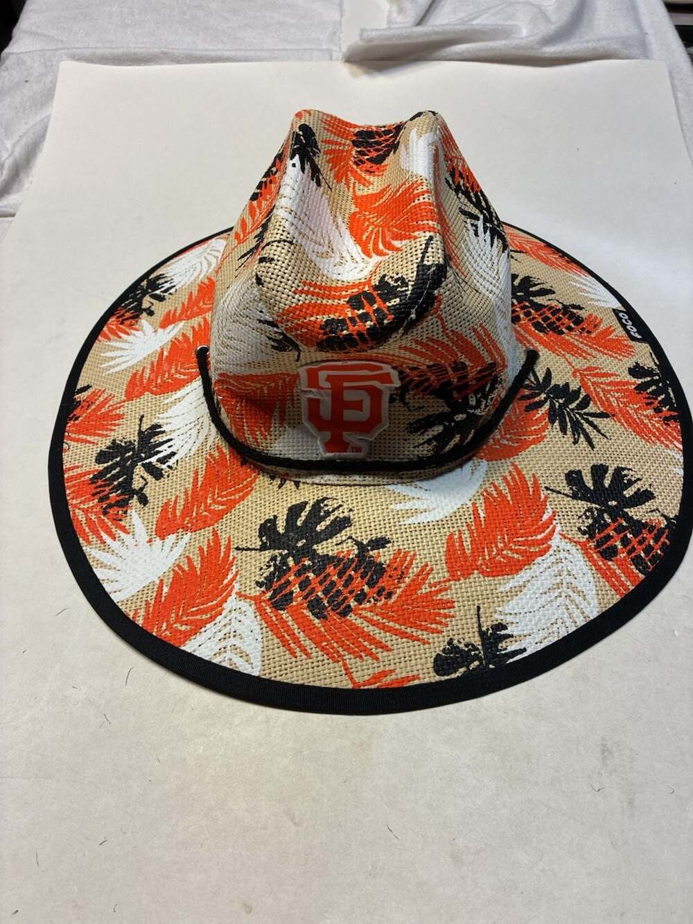 Foco San Francisco Giants Floral Straw Hat